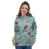 Floral Flower Print Women's Hoodie-grizzshop