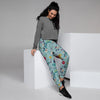 Floral Flower Print Women's Joggers-grizzshop