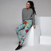 Floral Flower Print Women's Joggers-grizzshop