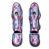 Floral Flower Rose Pansy Print Pattern Muay Thai Shin Guards-grizzshop