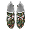 Floral Hawaiian Print Pattern White Athletic Shoes-grizzshop