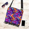 Floral Hawaiian Tropical Palm Leaves Pattern Print Crossbody Bags-grizzshop