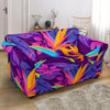 Floral Hawaiian Tropical Palm Leaves Pattern Print Loveseat Cover-grizzshop