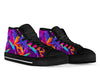 Floral Hawaiian Tropical Palm Leaves Pattern Print Men Women's High Top Shoes-grizzshop