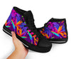 Floral Hawaiian Tropical Palm Leaves Pattern Print Men Women's High Top Shoes-grizzshop