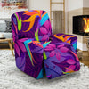 Floral Hawaiian Tropical Palm Leaves Pattern Print Recliner Cover-grizzshop