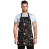 Floral Janpanese Dragon Print Men's Apron-grizzshop