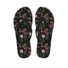 Floral Janpanese Dragon Print Men's Flip Flops-grizzshop