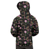 Floral Janpanese Dragon Print Men's Hoodie-grizzshop