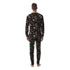 Floral Janpanese Dragon Print Men's Pajamas-grizzshop