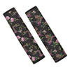 Floral Janpanese Dragon Print Seat Belt Cover-grizzshop