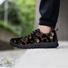 Floral Janpanese Dragon Print Women's Sneakers-grizzshop