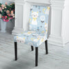 Floral Kitten Cat Pattern Print Chair Cover-grizzshop