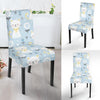 Floral Kitten Cat Pattern Print Chair Cover-grizzshop