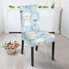 Floral Kitten Cat Pattern Print Chair Cover-grizzshop