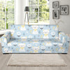 Floral Kitten Cat Pattern Print Sofa Covers-grizzshop