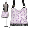 Floral Lavender Pattern Print Crossbody bags-grizzshop