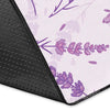 Floral Lavender Pattern Print Floor Mat-grizzshop