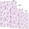 Floral Lavender Pattern Print Floor Mat-grizzshop