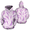 Floral Lavender Pattern Print Men Women Pullover Hoodie-grizzshop