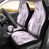 Floral Lavender Pattern Print Universal Fit Car Seat Covers-grizzshop