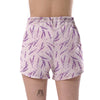 Floral Lavender Pattern Print Women's Shorts-grizzshop