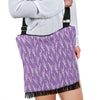 Floral Lavender Print Pattern Crossbody bags-grizzshop