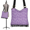 Floral Lavender Print Pattern Crossbody bags-grizzshop