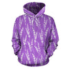 Floral Lavender Print Pattern Men Women Pullover Hoodie-grizzshop