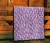 Floral Lavender Print Pattern Quilt-grizzshop