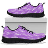 Floral Lavender Print Pattern Sneaker Shoes For Men Women-grizzshop