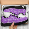 Floral Lavender Print Pattern Sneaker Shoes For Men Women-grizzshop