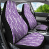 Floral Lavender Print Pattern Universal Fit Car Seat Covers-grizzshop