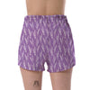 Floral Lavender Print Pattern Women's Shorts-grizzshop