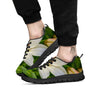 Floral Lily Print Black Sneaker-grizzshop