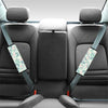 Floral Mint Butterfly Print Seat Belt Cover-grizzshop