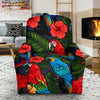 Floral Parrot Bird Pattern Print Recliner Cover-grizzshop