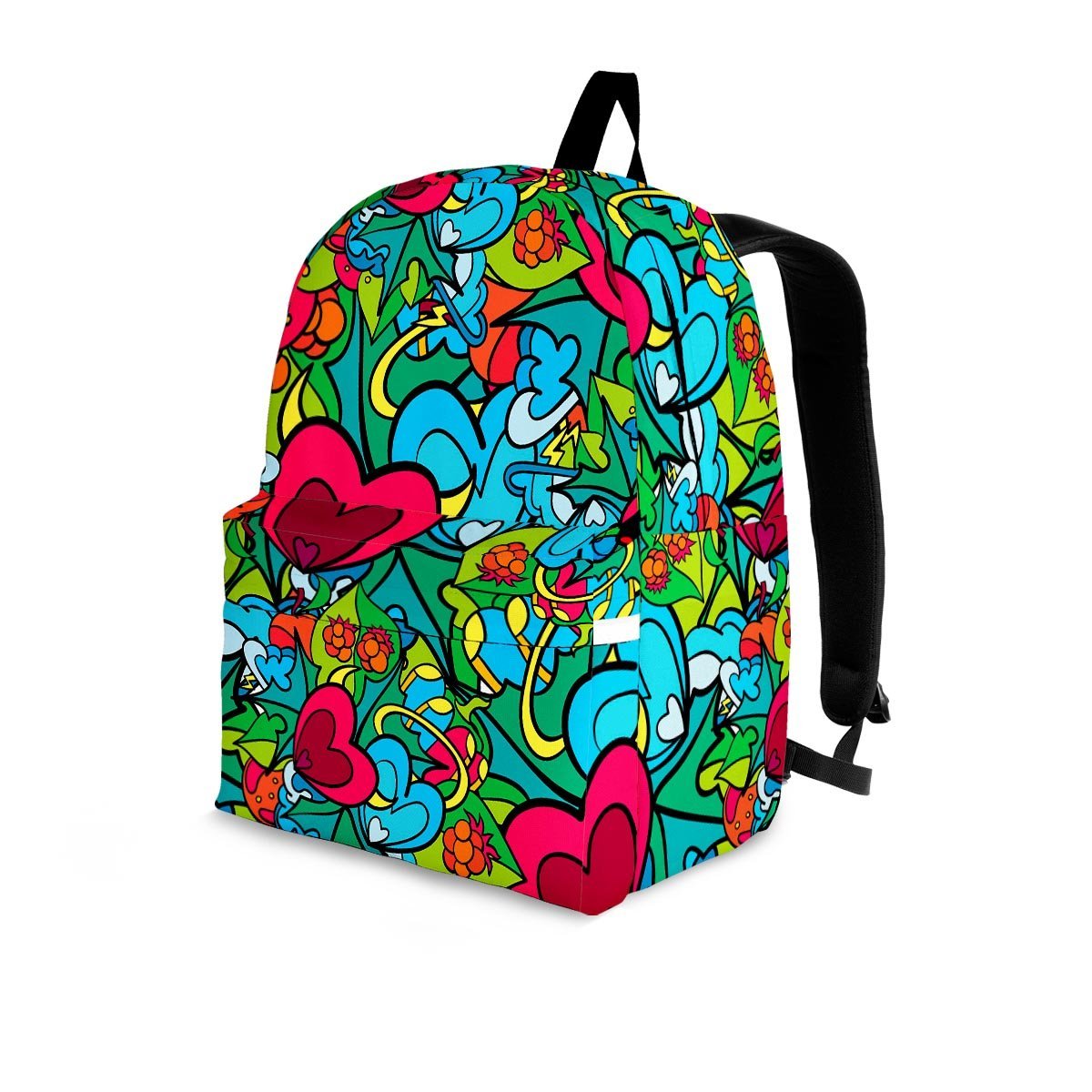 Floral Psychedelic Backpack-grizzshop