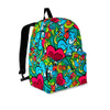 Floral Psychedelic Backpack-grizzshop