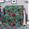 Floral Psychedelic Blanket-grizzshop