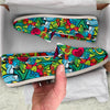 Floral Psychedelic Canvas Shoes-grizzshop