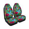 Floral Psychedelic Car Seat Covers-grizzshop