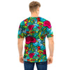 Floral Psychedelic Men T Shirt-grizzshop