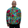 Floral Psychedelic Men's Bomber Jacket-grizzshop