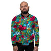 Floral Psychedelic Men's Bomber Jacket-grizzshop