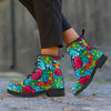 Floral Psychedelic Men's Boots-grizzshop