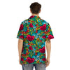 Floral Psychedelic Men’s Hawaiian Shirt-grizzshop