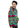 Floral Psychedelic Men's Hoodie-grizzshop