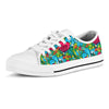 Floral Psychedelic Men's Low Top Shoes-grizzshop