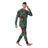 Floral Psychedelic Men's Pajamas-grizzshop